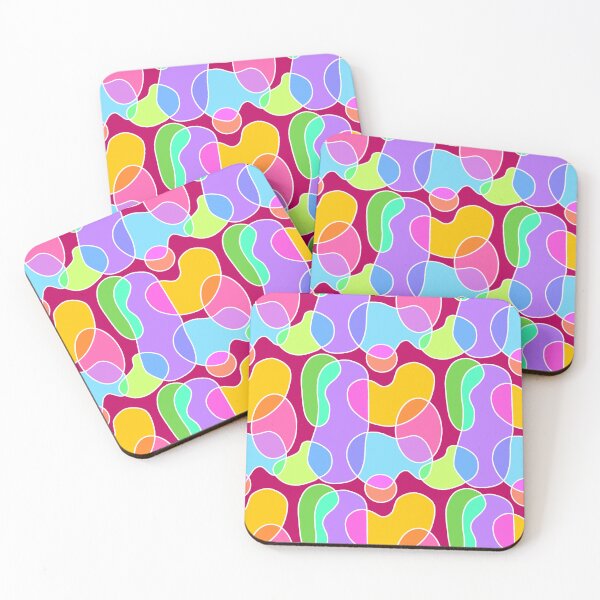 Item preview, Funky colourblock illustration vector art designed and sold by Charmy Design.