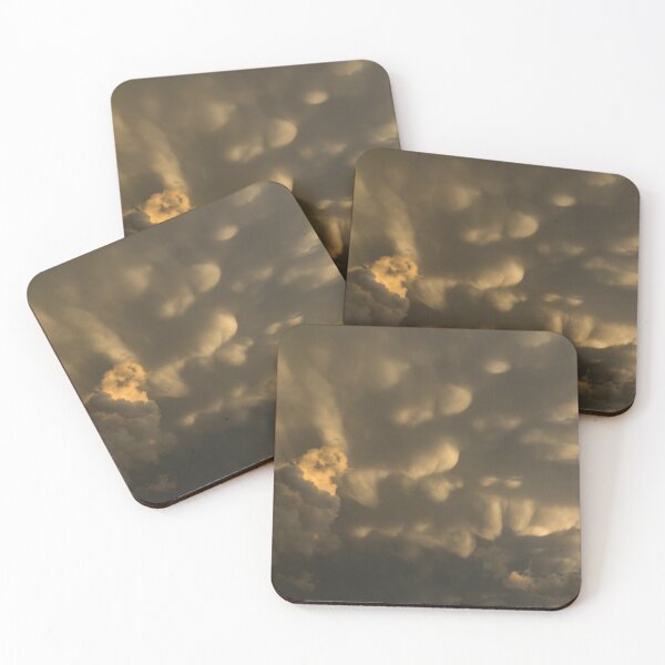Item preview, Phenomenal Cloudscape - Sunlit Mammatus Clouds After Severe Storm designed and sold by Georgia Mizuleva.