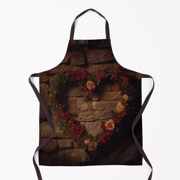 Item preview, Copy of floral heart ring design on a stone wall 4 both vintage and modern floral wallpaper background new for 2023 designed and sold by GeoffBeattie.