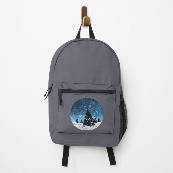 Item preview, Winter Nightsky Forest - Watercolour Painting designed and sold by Pattokarts.