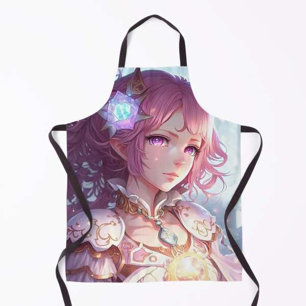 Item preview, A fantasy elf female cleric in a pink pastel dress designed and sold by PJGartui.