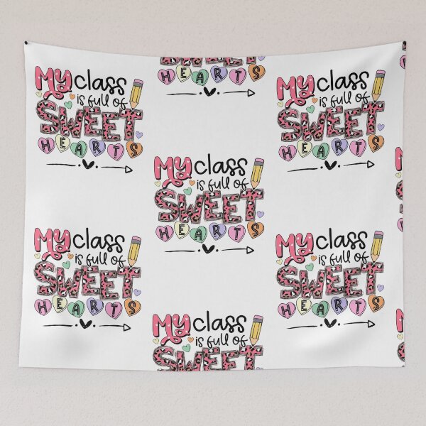 Item preview, My Class Full Of Sweet Hearts Valentine's Day Teacher T-Shirt,Valentines Teacher Shirt,Teacher Valentines Gift,Sweet Hearts Teacher Shirt designed and sold by zedbubblez.