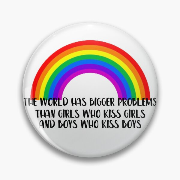 Item preview, Girls who kiss girls Pride designed and sold by ContentCoDesign.