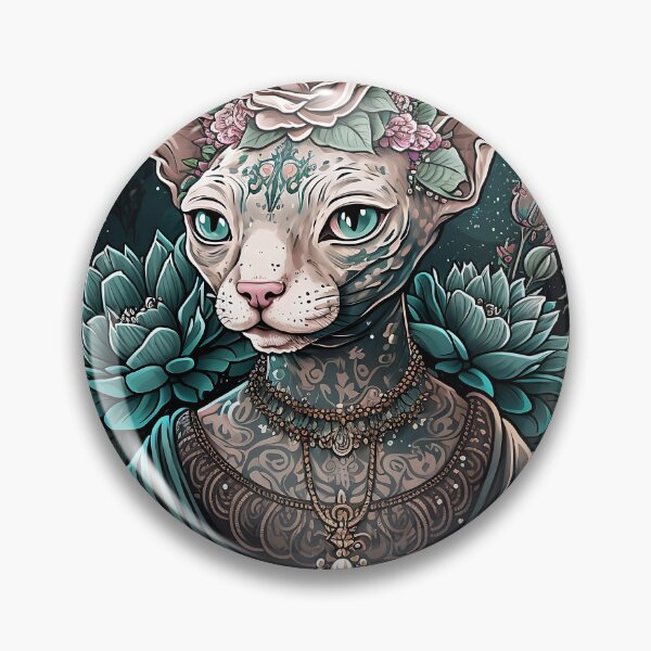 Item preview, Sphynx Enchanted Rose Fantasy designed and sold by Nocturne  Paws.