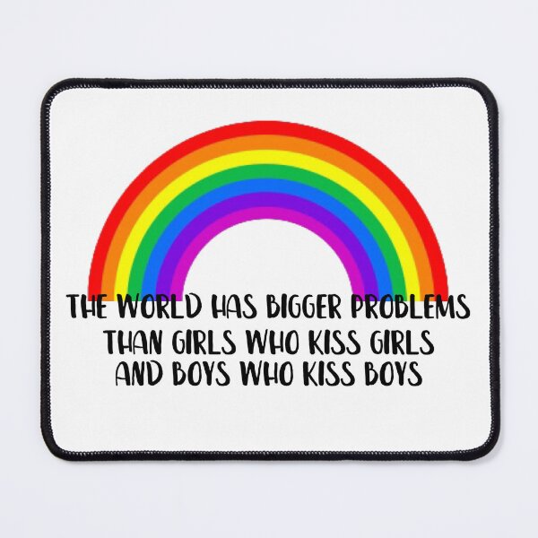 Item preview, Girls who kiss girls Pride designed and sold by ContentCoDesign.