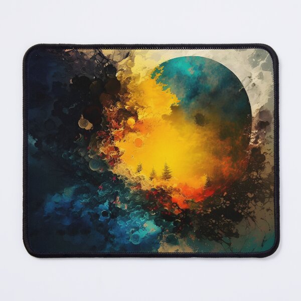 Item preview, abstract sun and moon Art designed and sold by Iden-store.