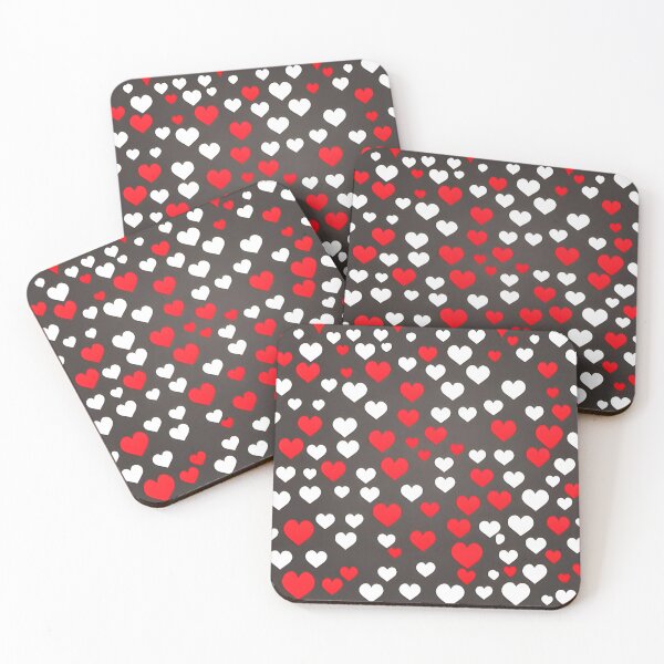 Item preview, Goth Valentine's Day Love Hearts Pattern designed and sold by Gogmagosh.