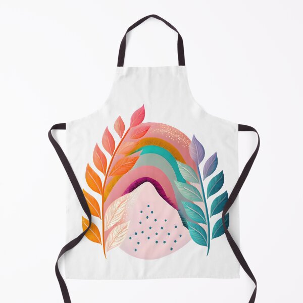 Item preview, Abstract Fantasy Boho Rainbow With Leaves designed and sold by lugillustration.
