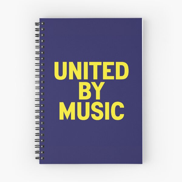 Item preview, United by music - Blue version designed and sold by aguyfromspain.
