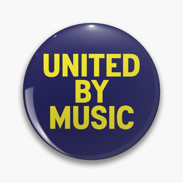 Item preview, United by music - Blue version designed and sold by aguyfromspain.