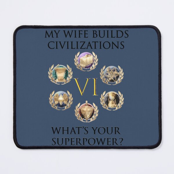 Item preview, WIFE BUILDS CIVILIZATIONS designed and sold by TatumTorphy.