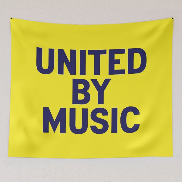 Item preview, United by music - Yellow version designed and sold by aguyfromspain.
