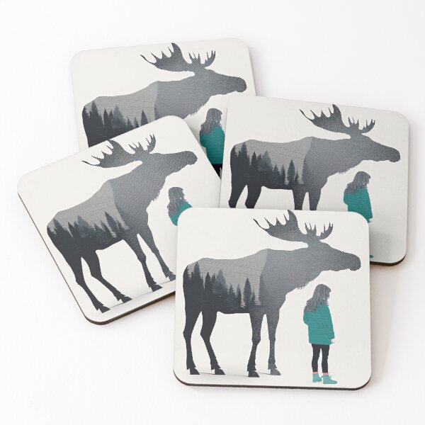 Item preview, just a girl who loves moose designed and sold by Chillapy.