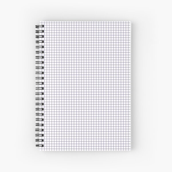 Graph Paper Ultra Violet purple pantone Color of the year 2018 Spiral Notebook