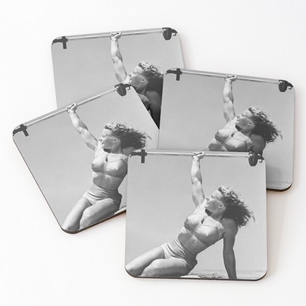 Item preview, Abbye Stockton Vintage Woman Weight Lifter designed and sold by TeeKid.