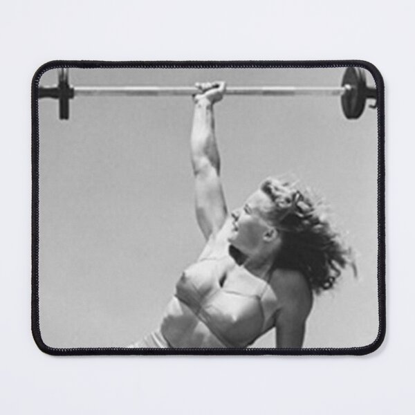 Item preview, Abbye Stockton Vintage Woman Weight Lifter designed and sold by TeeKid.