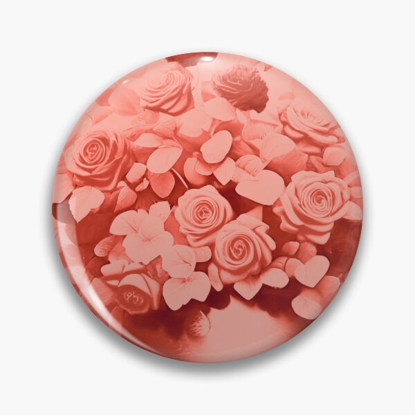 Item preview, Peach Roses in Vase designed and sold by asurtiumgreen.