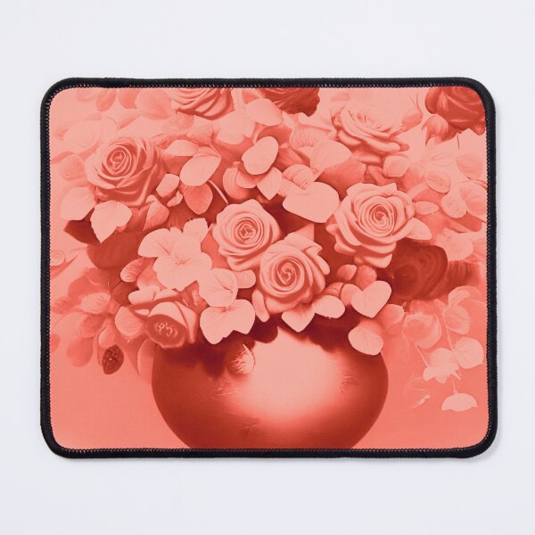 Item preview, Peach Roses in Vase designed and sold by asurtiumgreen.