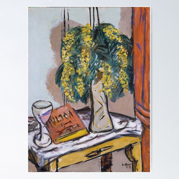 Item preview, Max Beckmann, Still Life with Mimosas, 1939 designed and sold by Mauswohn.