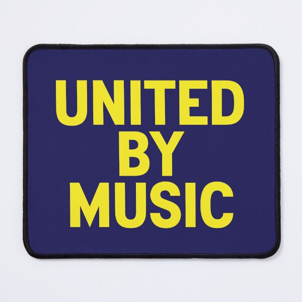 Item preview, United by music - Blue version designed and sold by aguyfromspain.