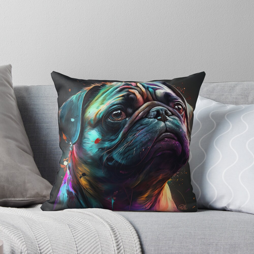 Item preview, Throw Pillow designed and sold by Ruletattoo.