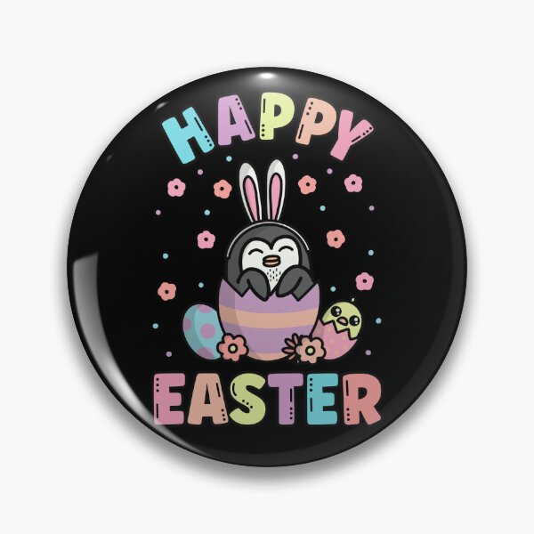 Item preview, Happy Easter Kawaii Bunny Penguin Cute Spring Egg Hunting designed and sold by JokeGysen.