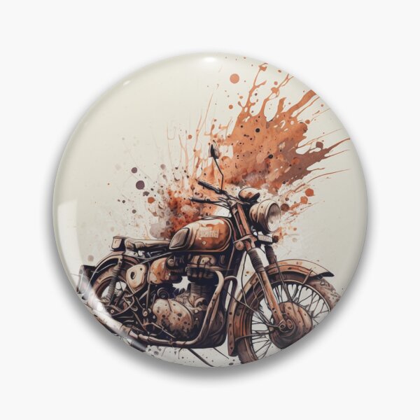 Item preview, Enfield Cycle Co. Ltd. 1901 Classic Vintage Motorcycle | Biker | Bike designed and sold by Print Empire.