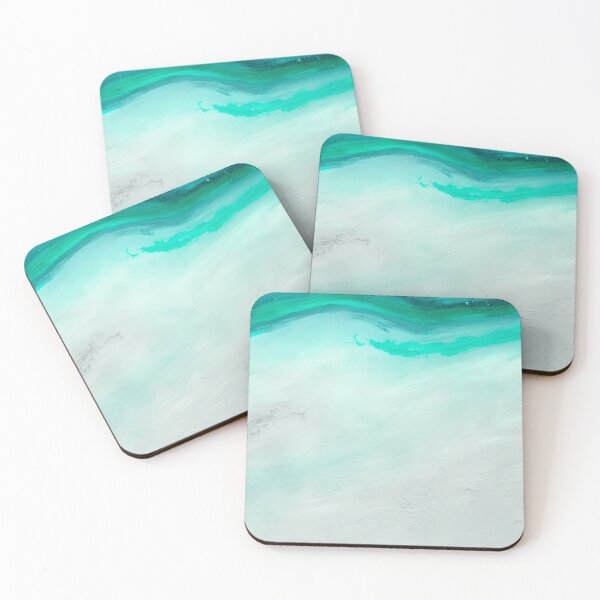 Item preview, Turquoise paint on a white wall. Abstract background and texture. No.3 designed and sold by ShopThousand.