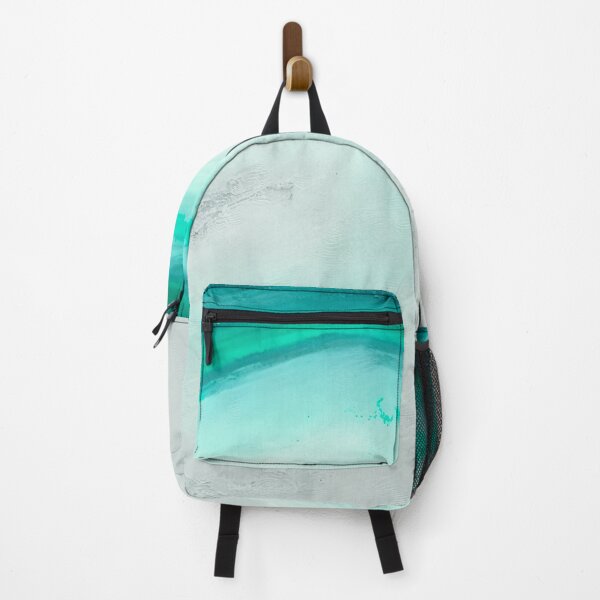 Item preview, Turquoise paint on a white wall. Abstract background and texture. No.3 designed and sold by ShopThousand.