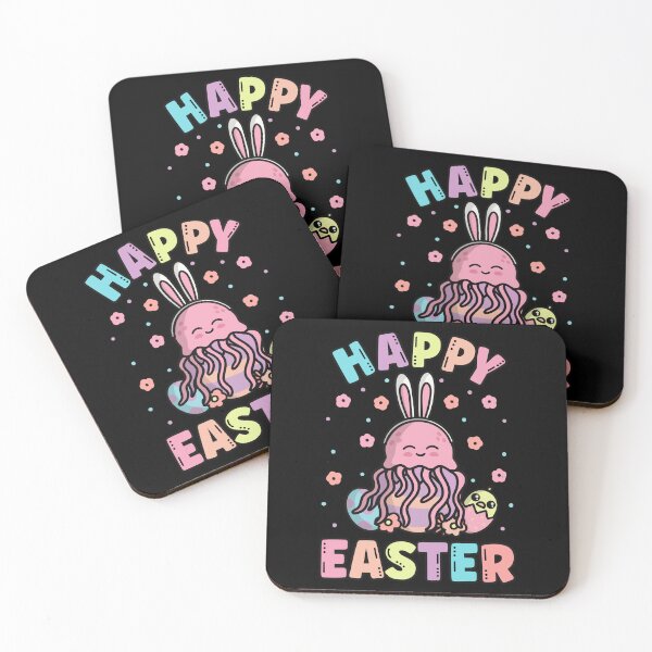 Item preview, Happy Easter Kawaii Bunny Jellyfish Cute Spring Egg Hunting designed and sold by JokeGysen.