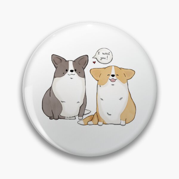 Item preview, Corgi dogs in love designed and sold by haakondesign.