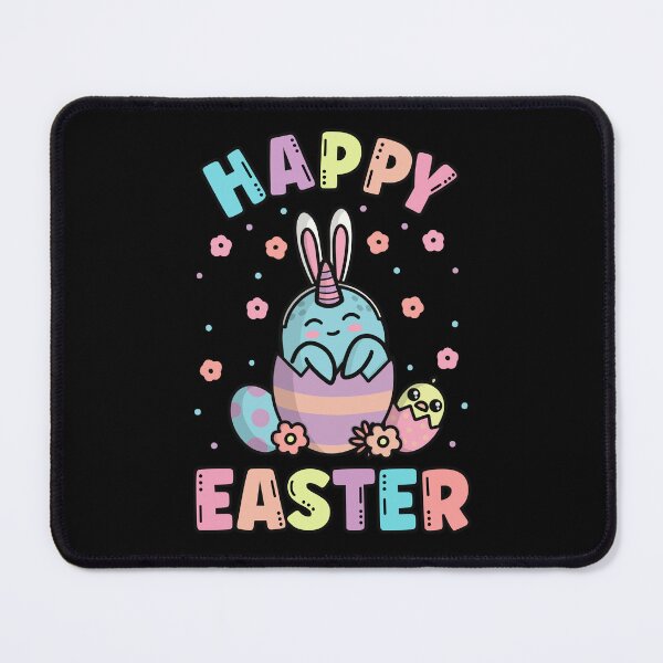 Item preview, Happy Easter Kawaii Bunny Narwhal Cute Spring Egg Hunting designed and sold by JokeGysen.