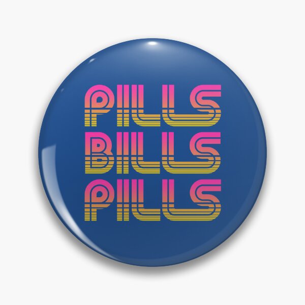 Item preview, Pharmacy Humor Selling Pills to Pay the Bills Retro Pink to Yellow designed and sold by RxBlockhead.