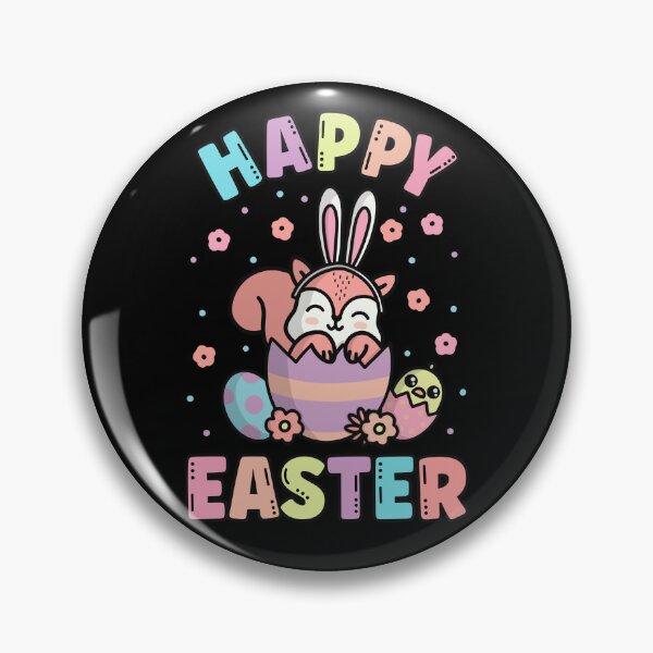 Item preview, Happy Easter Kawaii Bunny Squirrel Cute Spring Egg Hunting designed and sold by JokeGysen.