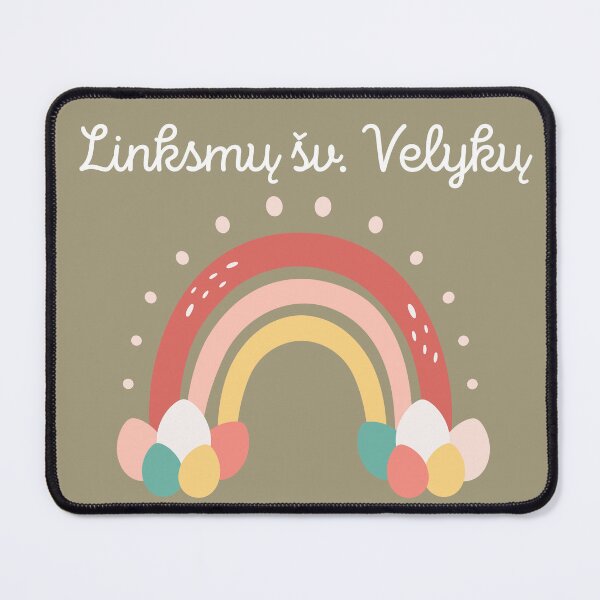 Item preview, Linksmų šv. Velykų, happy Easter in Lithuanian, Lithuanian Easter designed and sold by Pommallina.