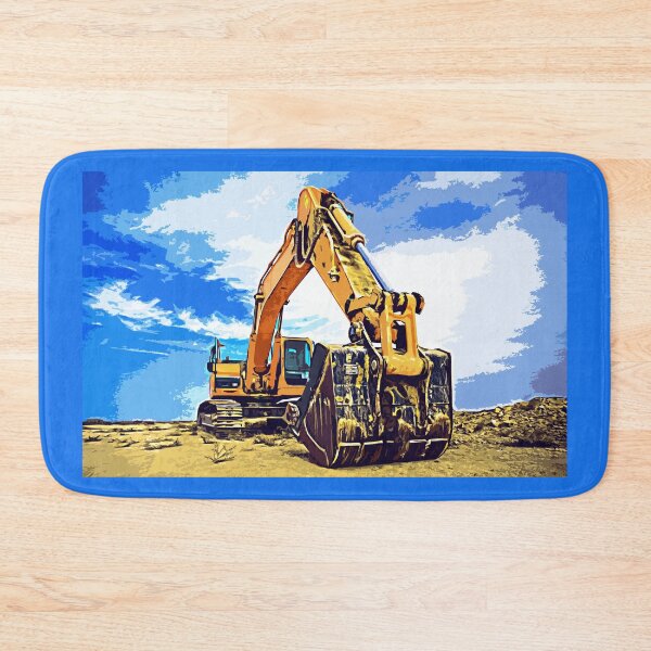 Item preview, Excavator pop art style illustration designed and sold by KondeHipe.