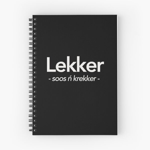 Artikelvorschau, Lekker - soos n krekker (weiße Schrift) entworfen und verkauft von CheriGurl.