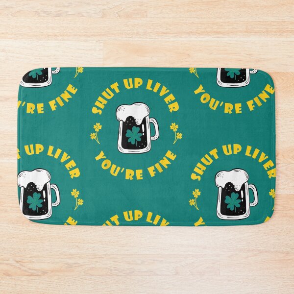 Item preview, Dark Beer Drinking Saint Patricks Shut Up Liver T-Shirt designed and sold by zedbubblez.