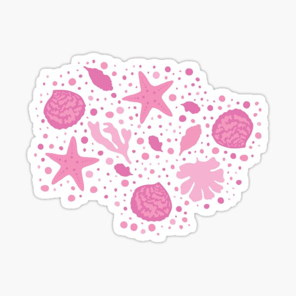 Pink Coral Floral Sticker – Rust Belt Love