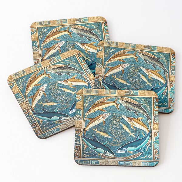 Item preview, Minoan Mosaic Fresco - Bronze Age Crete - Ancient Cretan History designed and sold by Styrman.