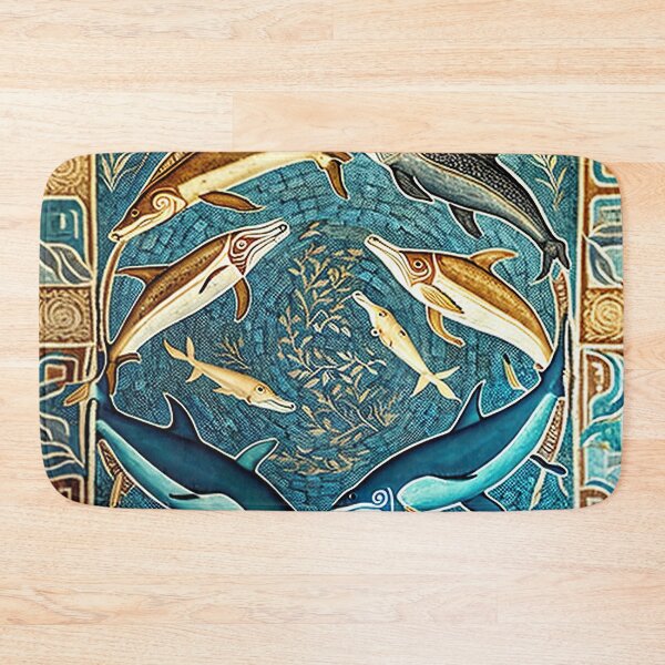 Item preview, Minoan Mosaic Fresco - Bronze Age Crete - Ancient Cretan History designed and sold by Styrman.
