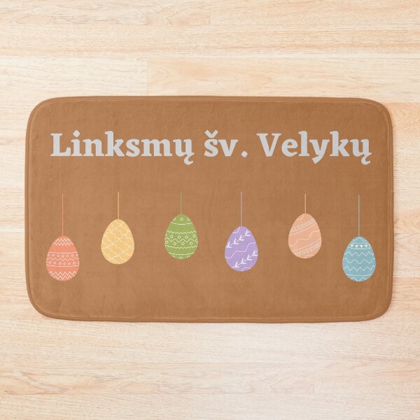 Item preview, Linksmų šv. Velykų, happy Easter in Lithuanian, Lithuanian Easter  designed and sold by Pommallina.