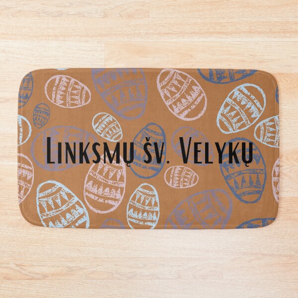 Item preview, Linksmų šv. Velykų, happy Easter in Lithuanian, Lithuanian Easter  designed and sold by Pommallina.