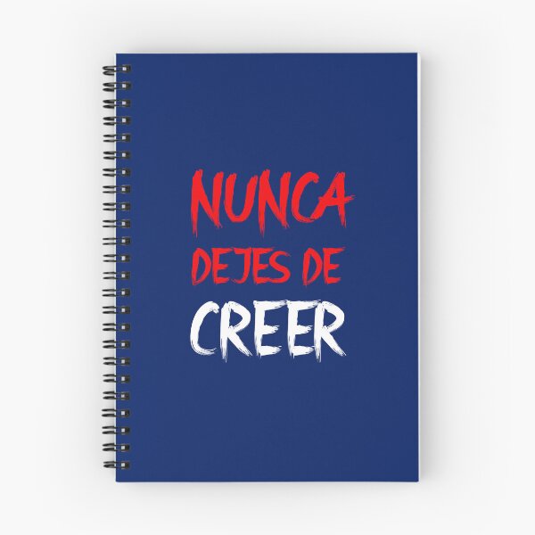 Item preview, Nunca Dejes de Creer Red White designed and sold by VRedBaller.