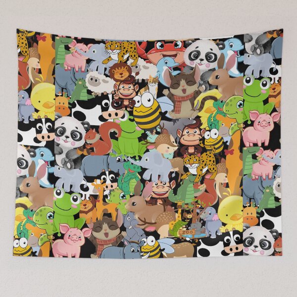 Item preview, Animal cartoon pattern designed and sold by blakfrog.