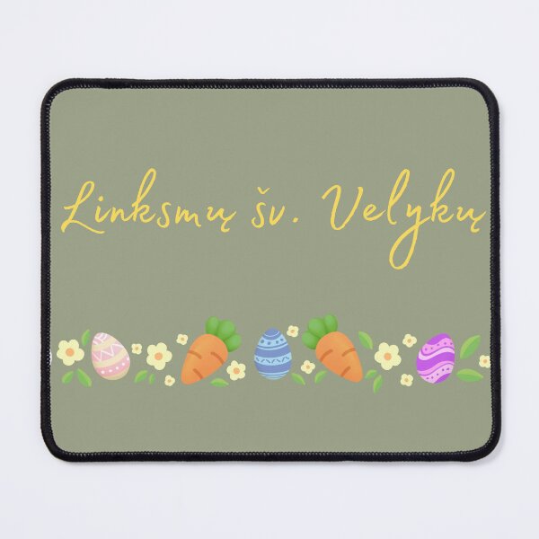 Item preview, Linksmų šv. Velykų, happy Easter in Lithuanian, Lithuanian Easter designed and sold by Pommallina.