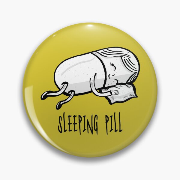 Item preview, Pharmacy Cartoon Sleeping Pill designed and sold by RxBlockhead.