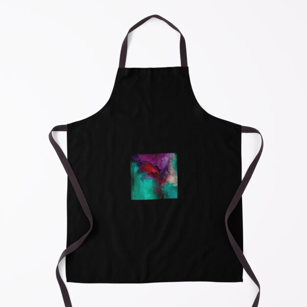 Item preview, Abstract art colors seafoam, red, purple and jade designed and sold by Mat-Pouget.