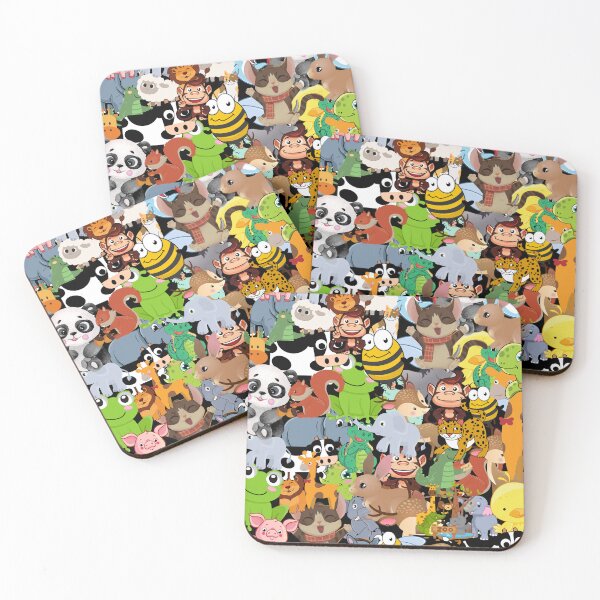 Item preview, Animal cartoon pattern designed and sold by blakfrog.