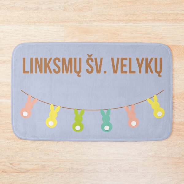 Item preview, Linksmų šv. Velykų, happy Easter in Lithuanian, Lithuanian Easter  designed and sold by Pommallina.